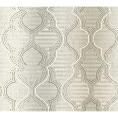 York Modern Ombre Damask Beige Wallpaper DM4941