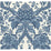 York French Artichoke Dam Blue Wallpaper DM4951