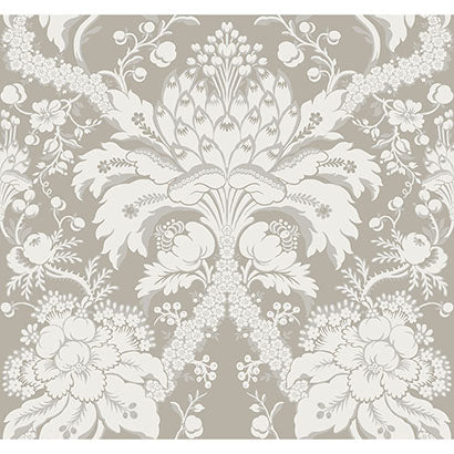 York French Artichoke Dam Beige Wallpaper DM4952