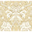 York French Artichoke Dam Yellow Wallpaper DM4953