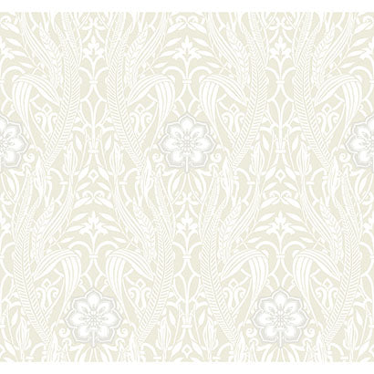 York Gatsby Damask Beige Wallpaper DM4993