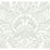 York Egret Damask Green Wallpaper DM4998