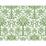 York Palmetto Palm Damask Green Wallpaper DM5011