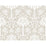 York Palmetto Palm Damask Beige Wallpaper DM5013