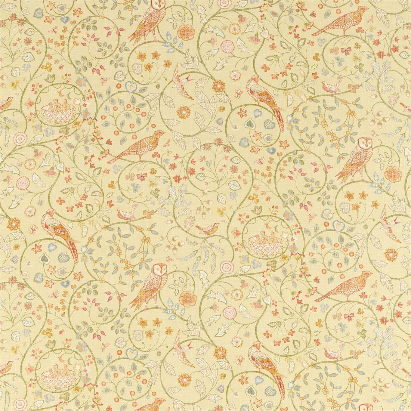 Morris & Co Newill Lemon 226587 Fabric Sample DM5F226587