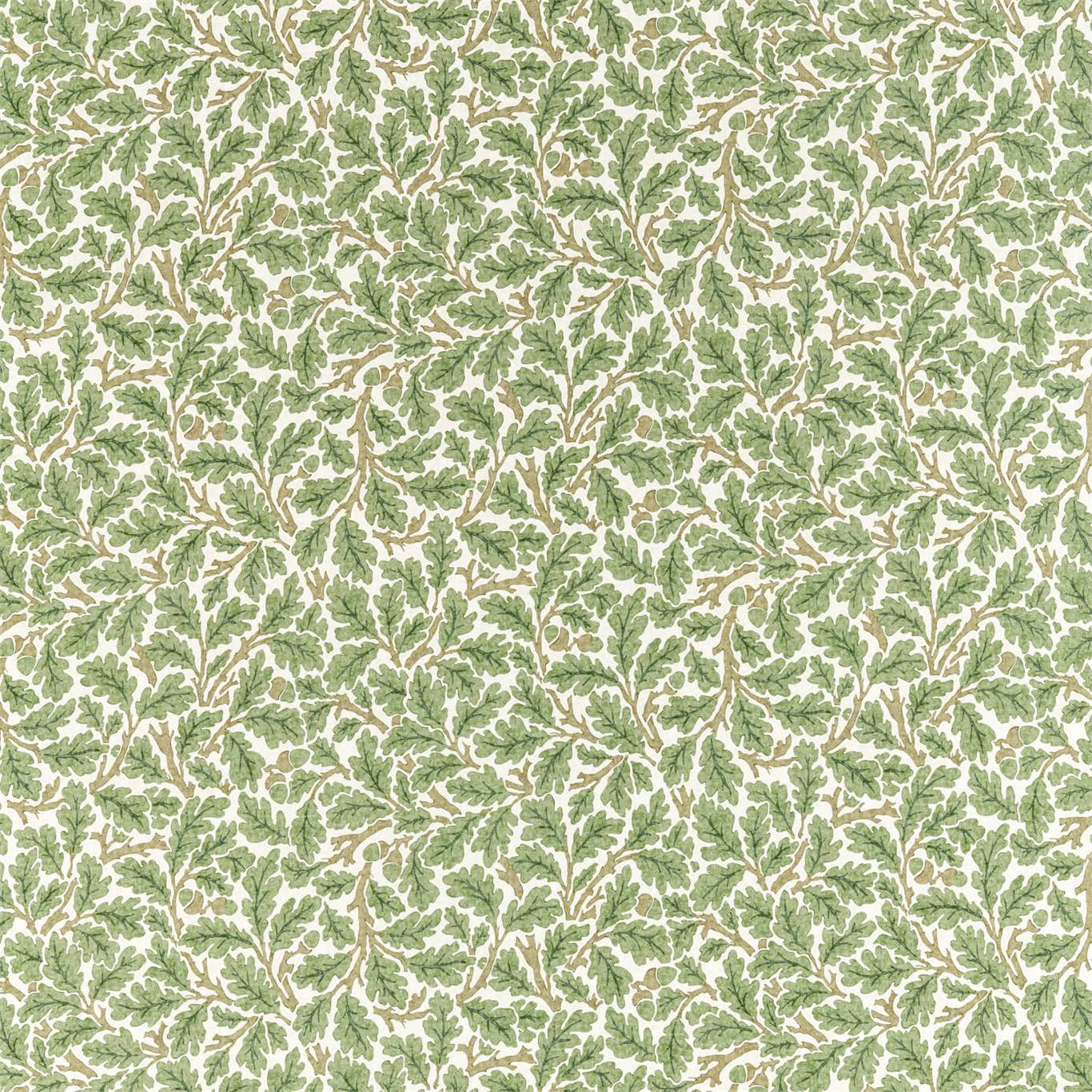 Morris & Co Oak Forest/Cream 226606 Fabric Sample DM5F226606