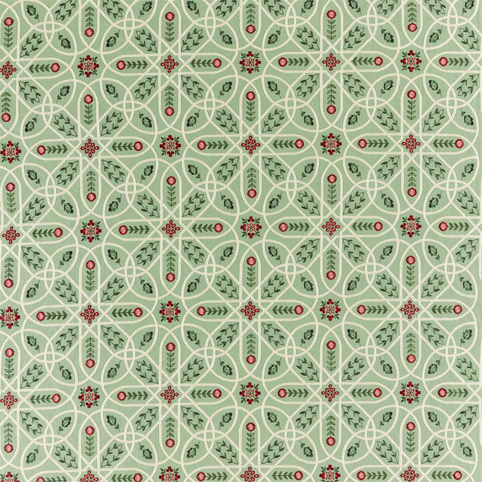 Morris & Co Brophy Embroidery Bayleaf 236813 Fabric Sample DM5F236813