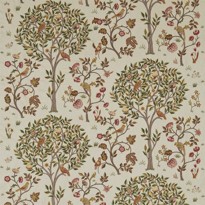 Morris & Co Kelmscott Tree Russet/Artichoke 230342 Fabric Sample DM6E230342