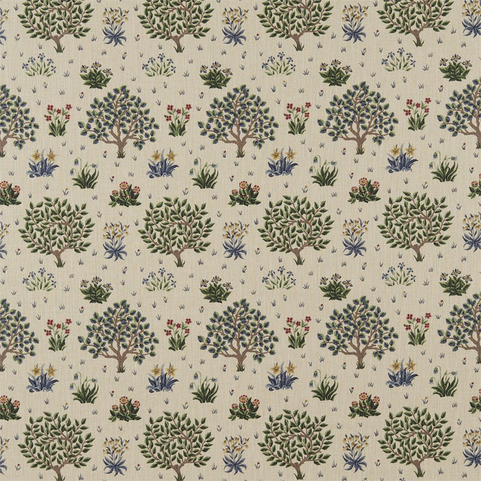 Morris & Co Orchard Forest/Indigo 220306 Fabric Sample DM6F220306