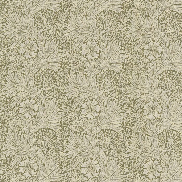 Morris & Co Marigold Olive/Linen 220318 Fabric Sample DM6F220318