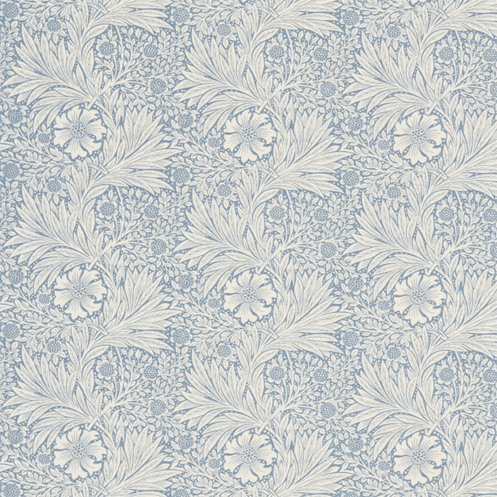 Morris & Co Marigold Blue/Ivory 220321 Fabric Sample DM6F220321