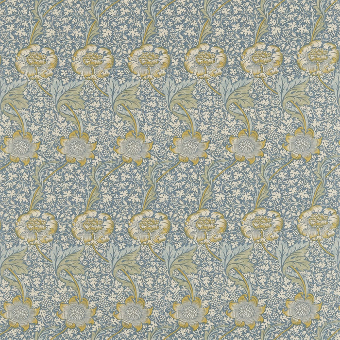 Morris & Co Kennet Sea Blue/Lichen 220324 Fabric Sample DM6F220324