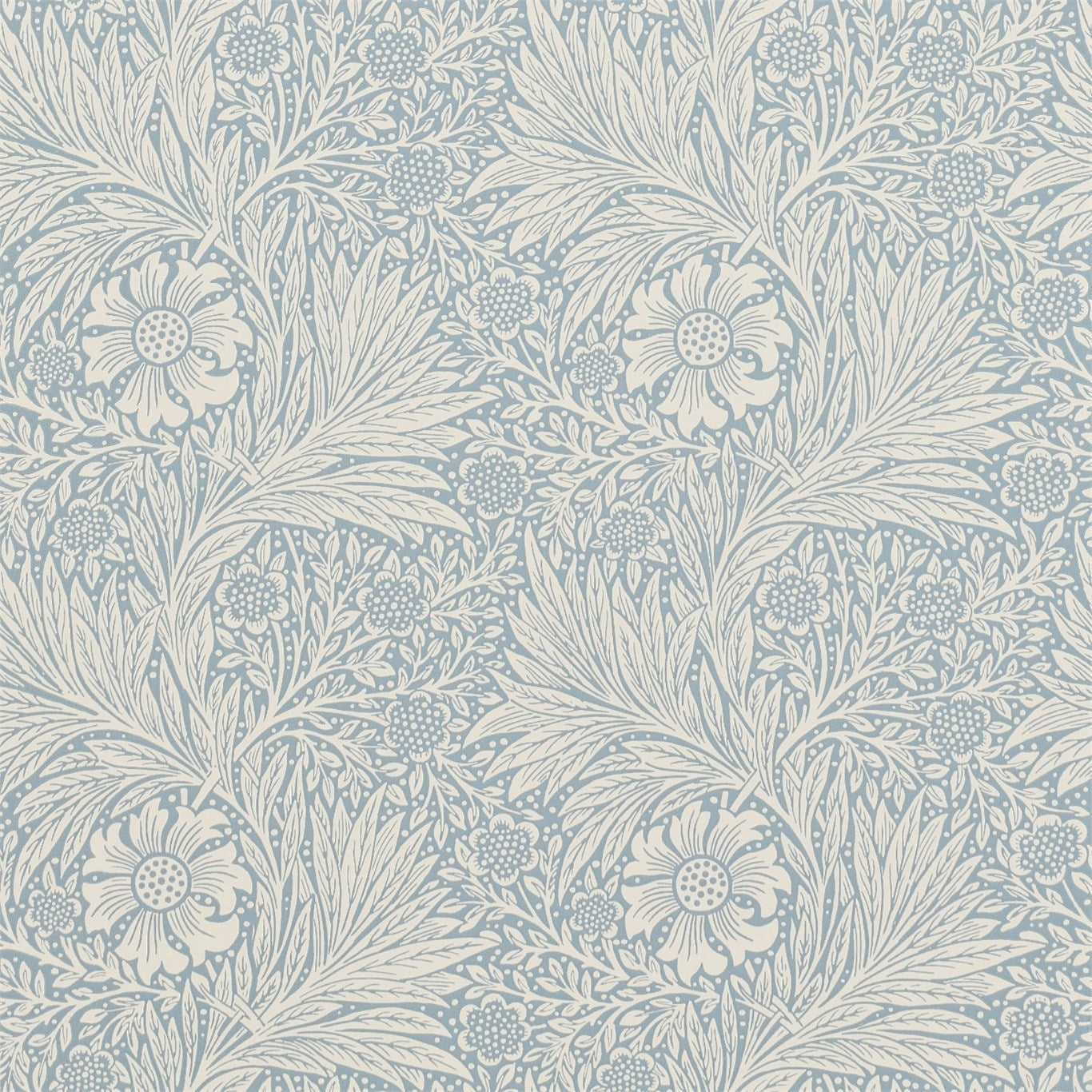 Morris & Co Marigold Wedgwood 210368 Wallpaper Sample DM6P210368