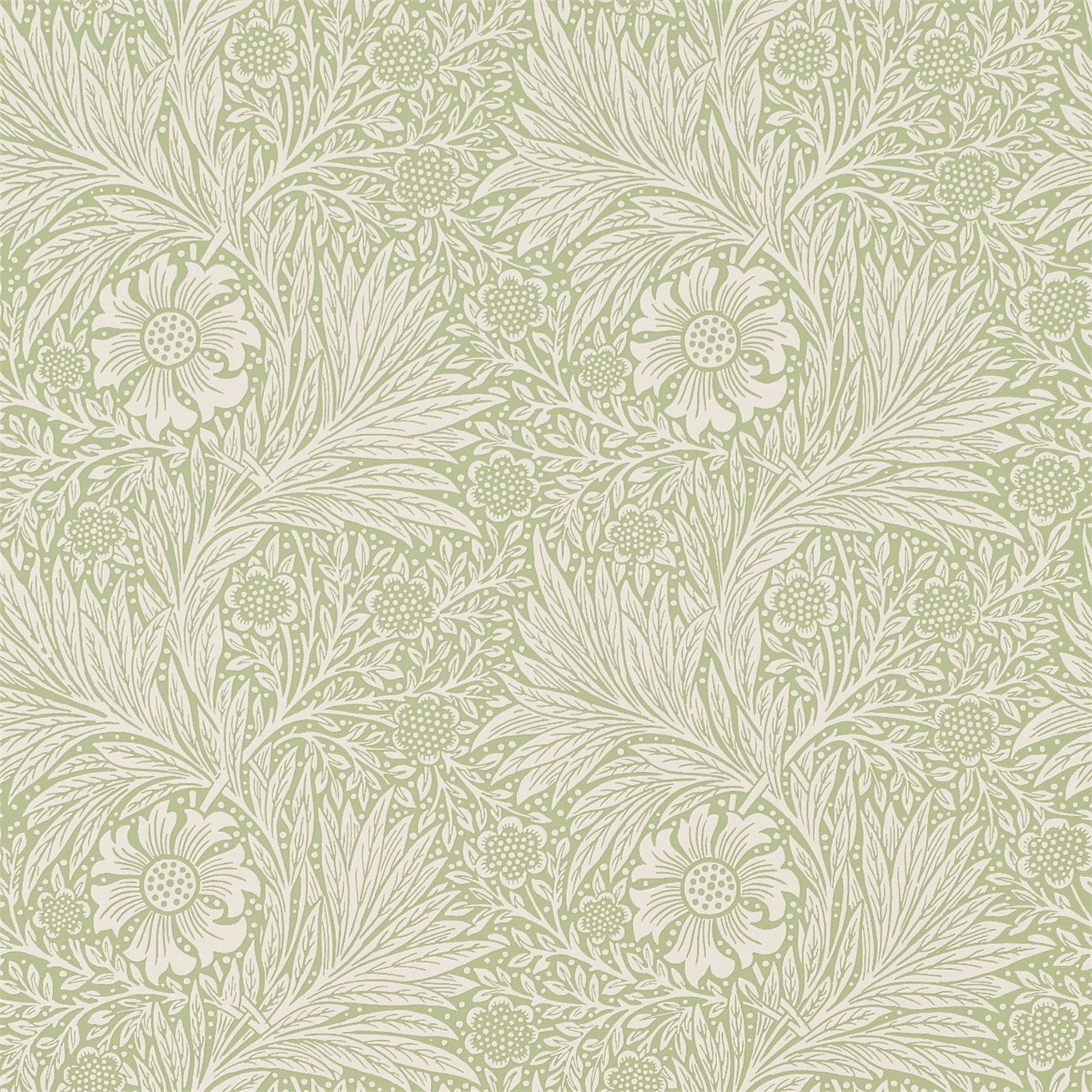 Morris & Co Marigold Artichoke 210369 Wallpaper Sample DM6P210369