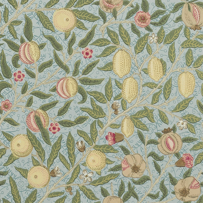 Morris & Co Fruit Slate/Thyme 210396 Wallpaper Sample DM6P210396