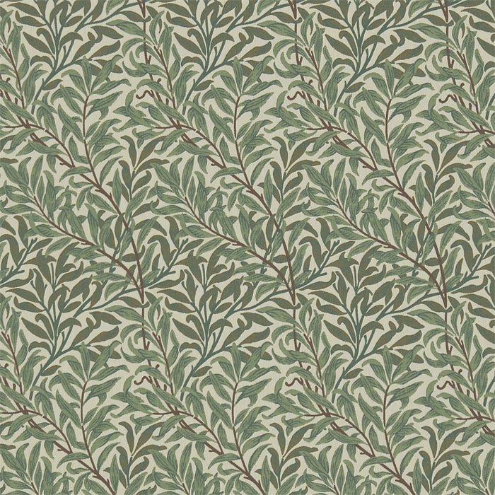 Morris & Co Willow Bough Forest/Thyme 230289 Fabric Sample DM6W230289