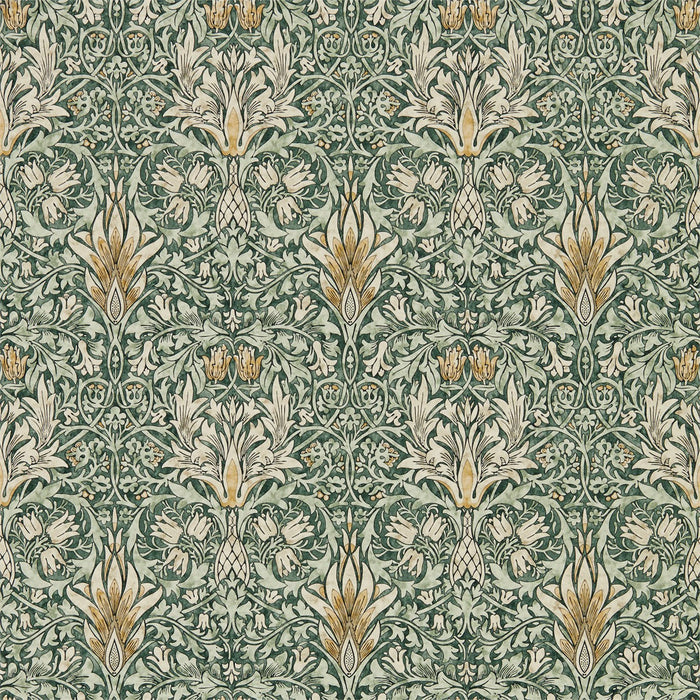 Morris & Co Snakeshead Forest/Thyme 216427 Wallpaper Sample DMA4216427