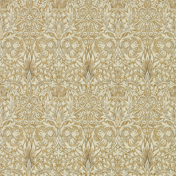 Morris & Co Snakeshead Gold/Linen 216429 Wallpaper Sample DMA4216429