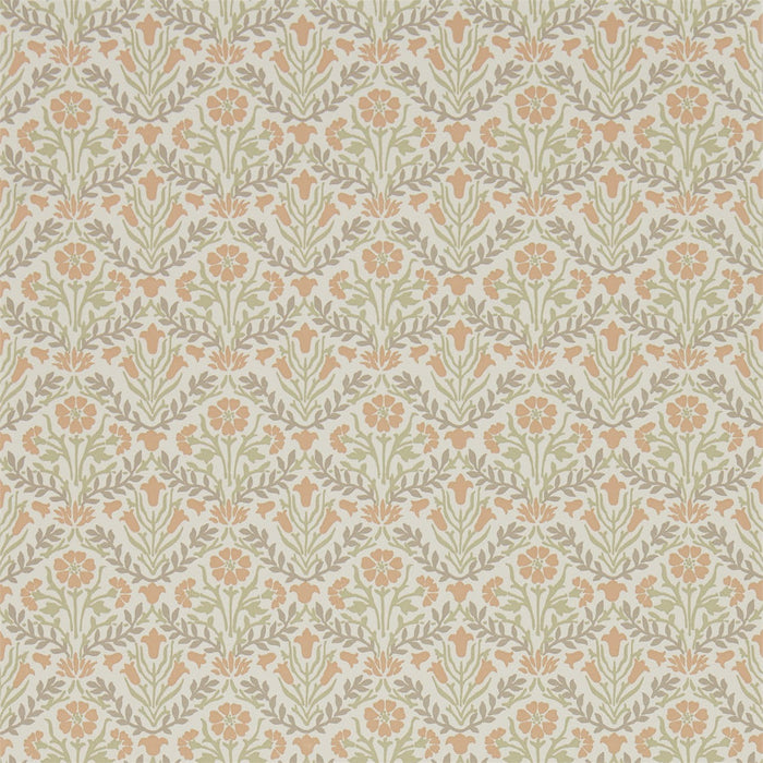 Morris & Co Morris Bellflowers Saffron/Olive 216438 Wallpaper Sample DMA4216438