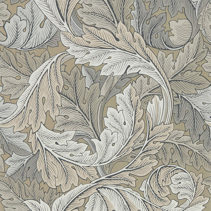 Morris & Co Acanthus Manilla/Stone 216441 Wallpaper Sample DMA4216441