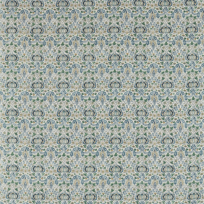 Morris & Co Little Chintz Slate Blue/Fennel 226406 Fabric Sample DMA4226406