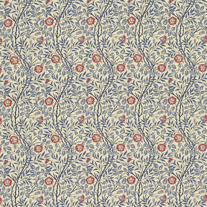 Morris & Co Sweet Briar Blue 30202 Fabric Sample DMC130202