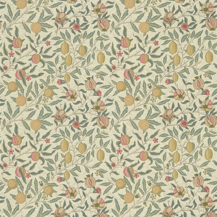 Morris & Co Fruit Willow Green/Slate FU205 Fabric Sample DMC1FU205