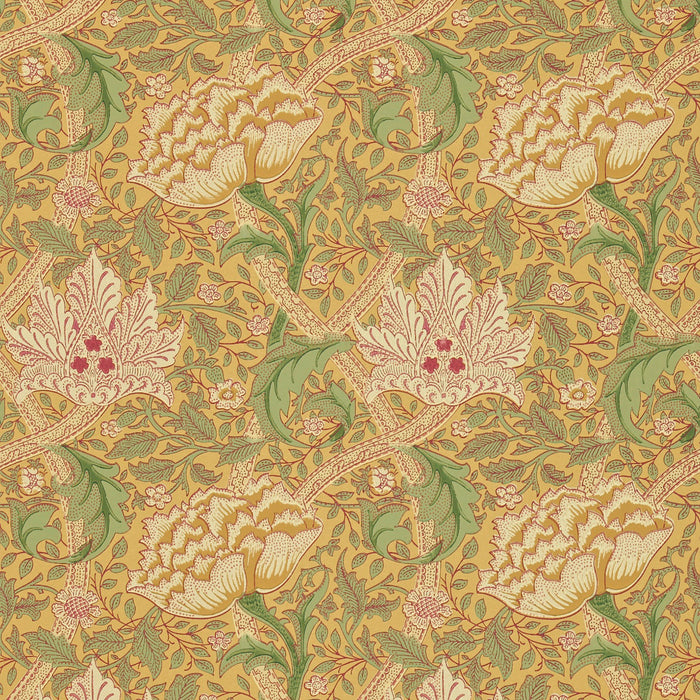 Morris & Co Windrush Gold/Thyme W6102 Wallpaper Sample DMI1W6102