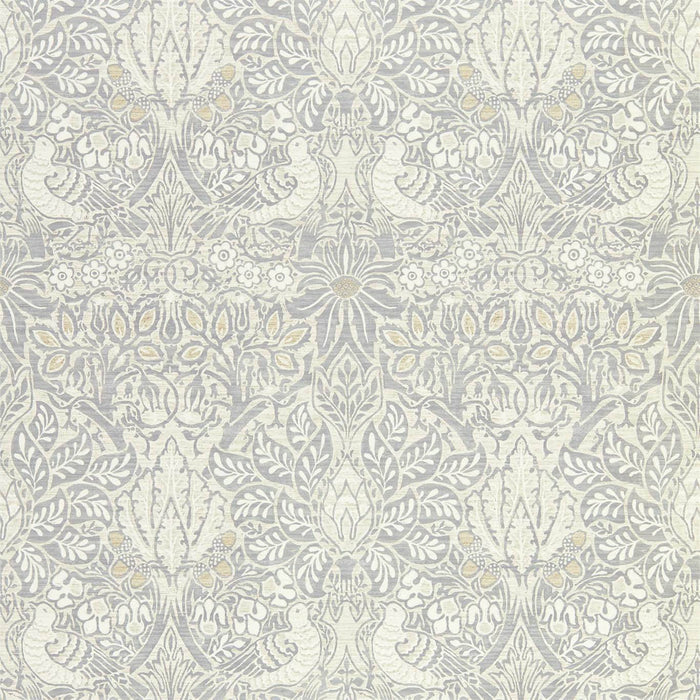 Morris & Co Pure Dove & Rose Cloud Grey 216520 Wallpaper Sample DMPN216520