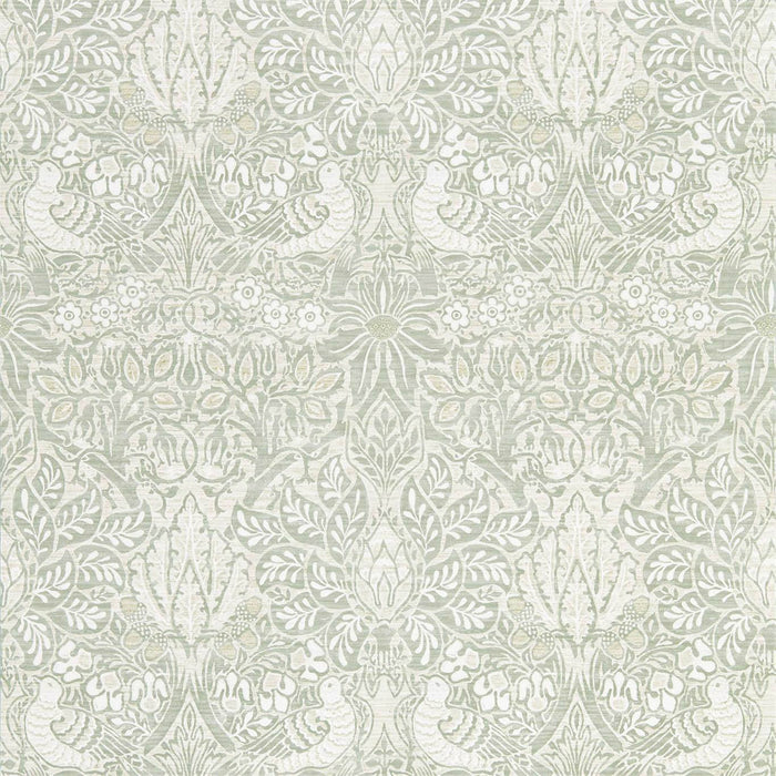 Morris & Co Pure Dove & Rose Grey Blue 216522 Wallpaper Sample DMPN216522