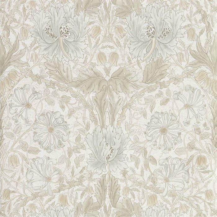 Morris & Co Pure Honeysuckle & Tulip Linen 216526 Wallpaper Sample DMPN216526