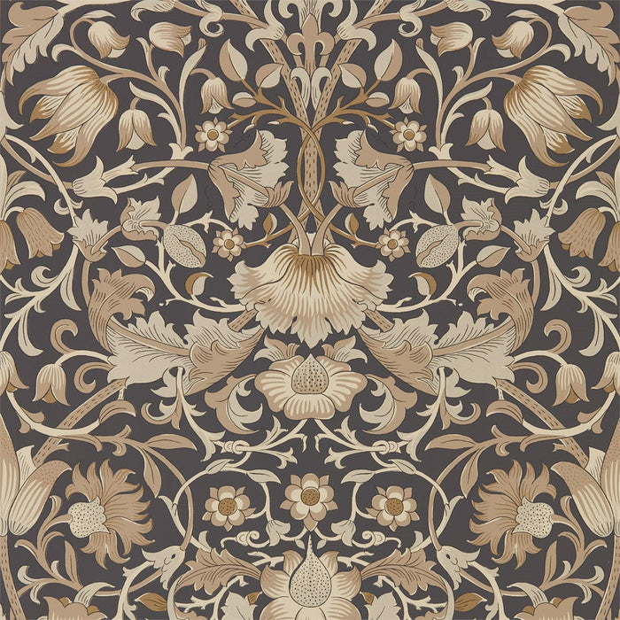 Morris & Co Pure Lodden Charcoal/Gold 216027 Wallpaper Sample DMPU216027