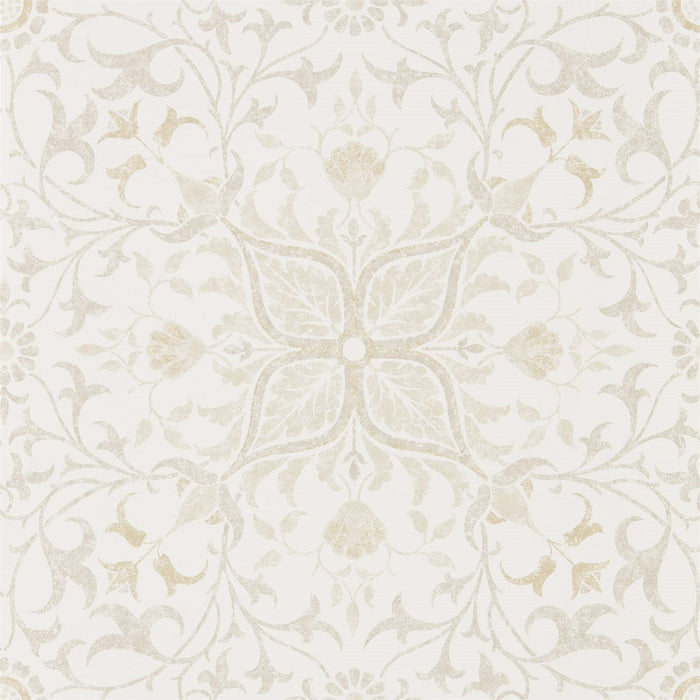 Morris & Co Pure Net Ceiling Ecru/Linen 216039 Wallpaper Sample DMPU216039