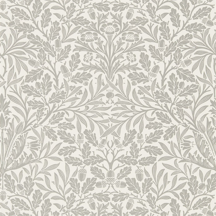 Morris & Co Pure Net Ceiling Ecru/Pewter 216042 Wallpaper Sample DMPU216042