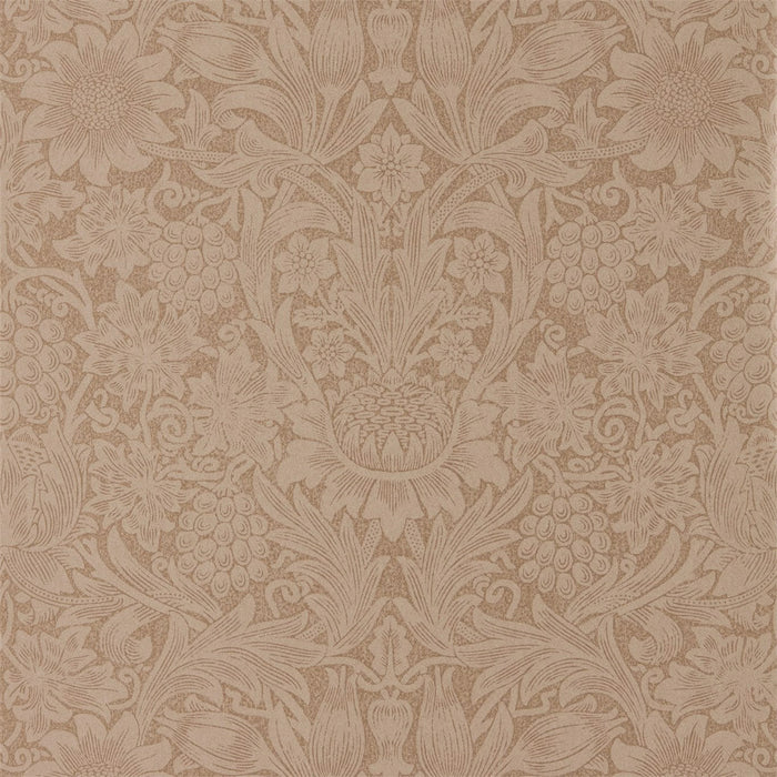 Morris & Co Pure Sunflower Copper/Russet 216046 Wallpaper Sample DMPU216046