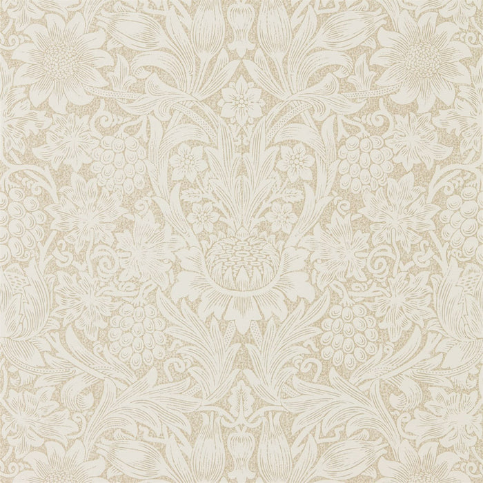 Morris & Co Pure Sunflower Parchment/Gold 216047 Wallpaper Sample DMPU216047