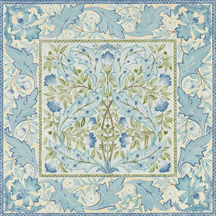 Morris & Co Wilhelmina Indigo Indigo 216671 Wallpaper Sample DMSW216671