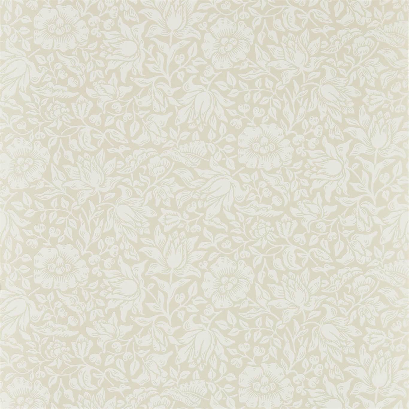 Morris & Co Mallow Cream Ivory 216676 Wallpaper Sample DMSW216676