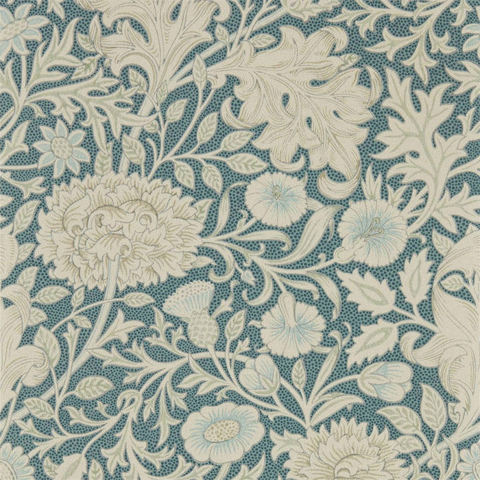 Morris & Co Double Bough Slate Blue 216682 Wallpaper Sample DMSW216682