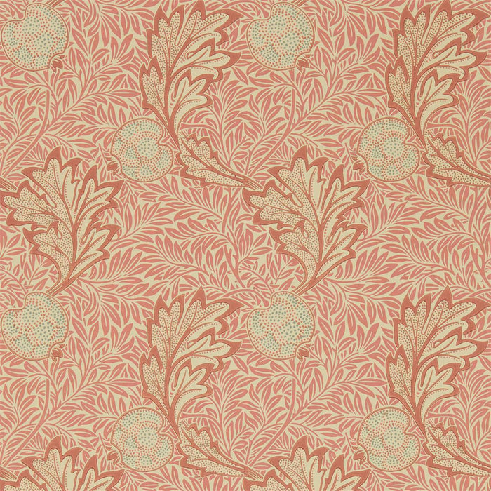 Morris & Co Apple Rust Gold 216688 Wallpaper Sample DMSW216688