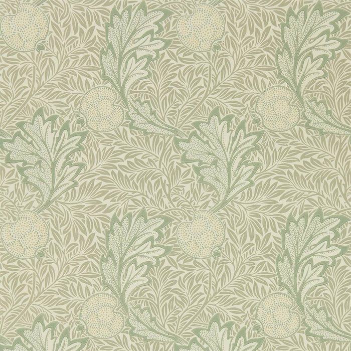 Morris & Co Apple Bay Leaf 216689 Wallpaper Sample DMSW216689