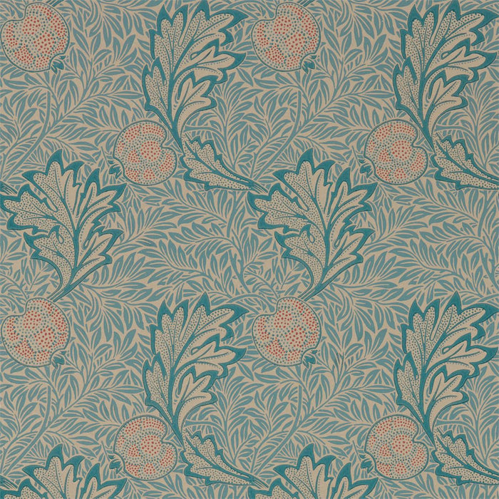 Morris & Co Apple Indigo Antique 216690 Wallpaper Sample DMSW216690