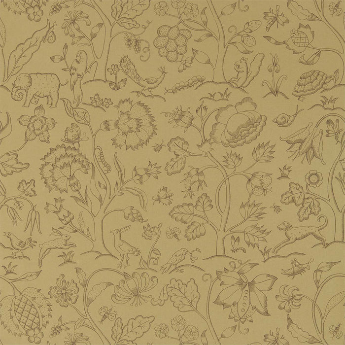 Morris & Co Middlemore Antique Gold 216696 Wallpaper Sample DMSW216696