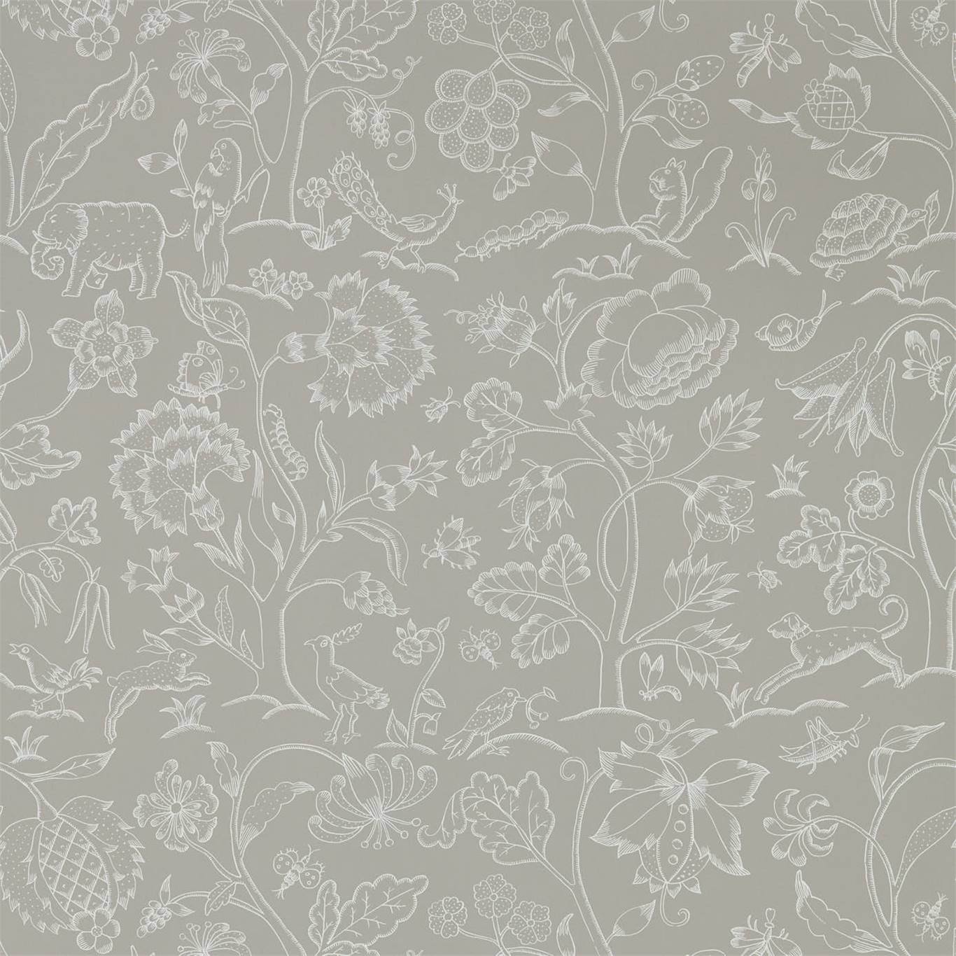 Morris & Co Middlemore Linen Chalk 216697 Wallpaper Sample DMSW216697