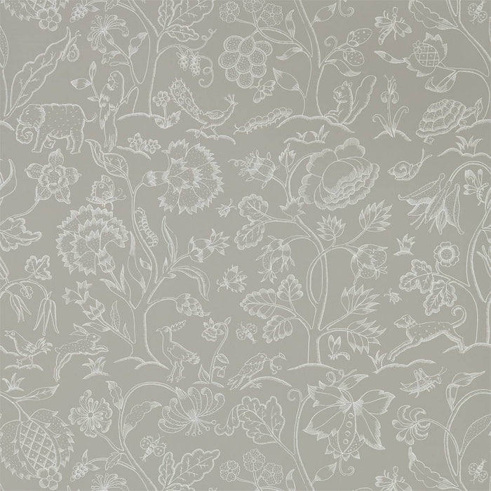 Morris & Co Middlemore Linen Chalk 216697 Wallpaper Sample DMSW216697