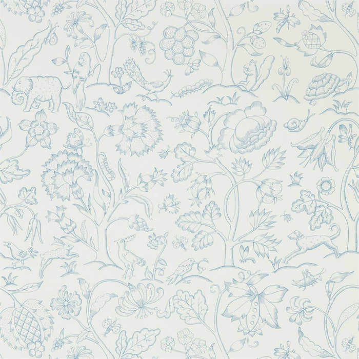 Morris & Co Middlemore Cornflower Chalk 216698 Wallpaper Sample DMSW216698