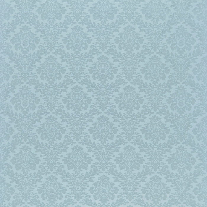 Sanderson Lymington Damask Sky Blue LD319 Fabric Sample DNLMLD319