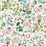 Sanderson Birds & Berries Fern 226730 Fabric Sample DNTF226730