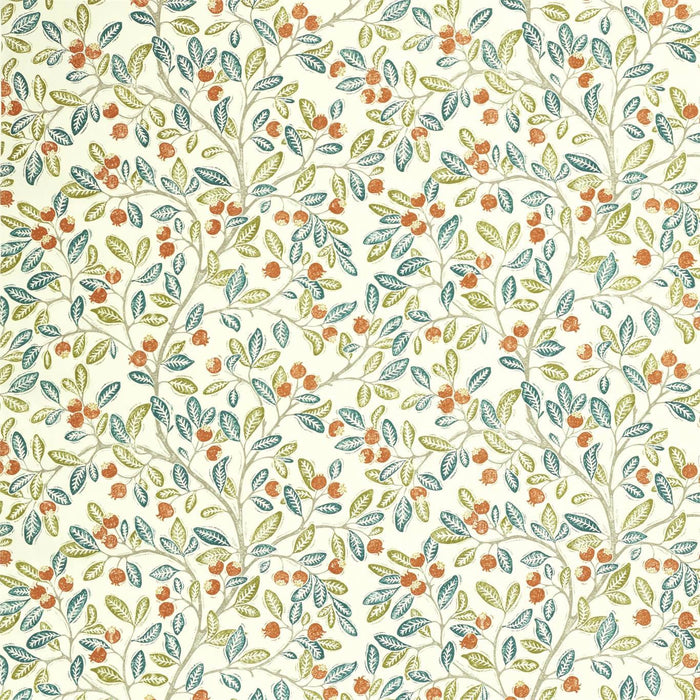 Sanderson Wild Berries Rowan/Chasm 226744 Fabric Sample DNTF226744