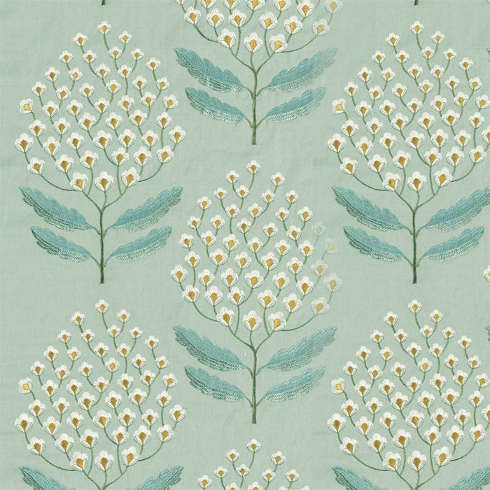 Sanderson Bellis Blue Clay 237114 Fabric Sample DNTF237114